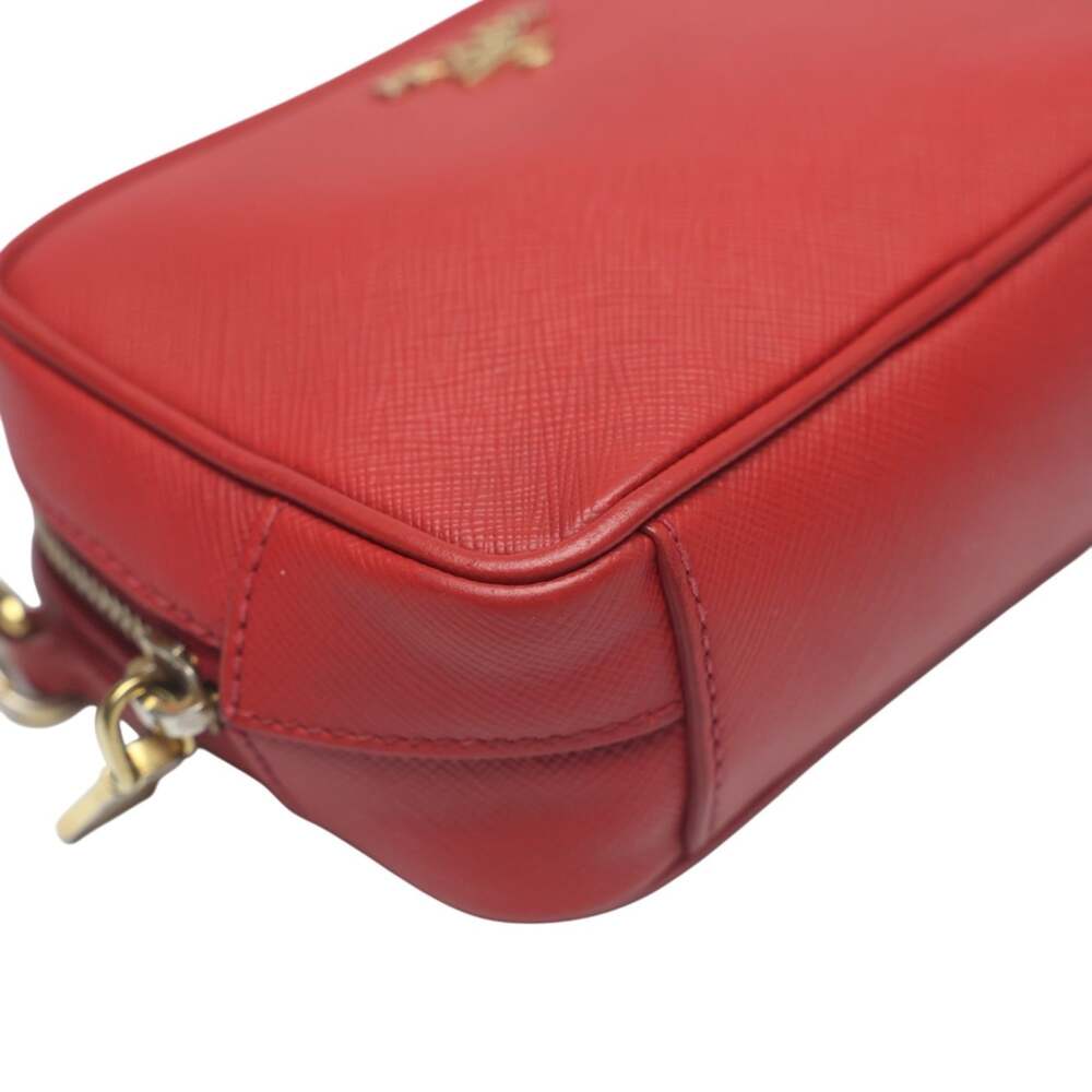 Prada Zip Crossbody Bag Saffiano #252224P76B - Picture 6 of 9